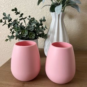 Set of 2 | silicone wine glasses